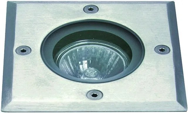 NOVOLUX 037B-G21X1A-30 BORA Kültéri Talajba Építhető Lámpa Ezüst GU10 IP67