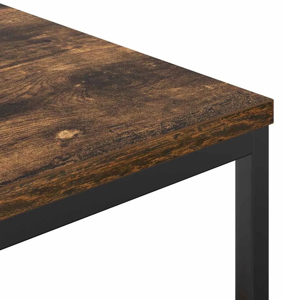 füstölt tölgy fürdőszobaszekrény polcokkal 76,5x35x95 cm