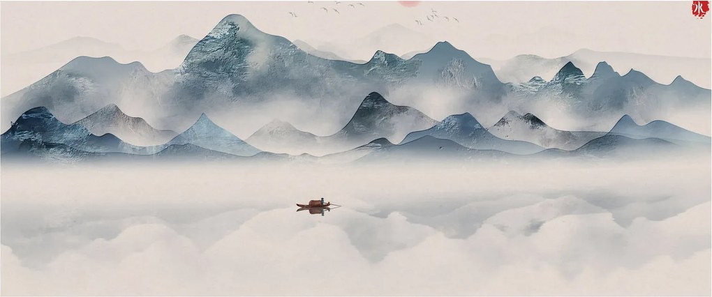 Kép - Kék-hegyi völgy (120x50 cm)