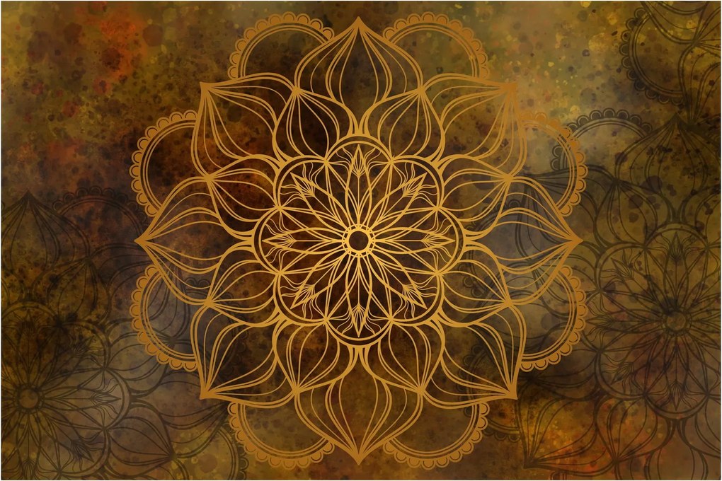 Kép - Az öröm mandala (90x60 cm)