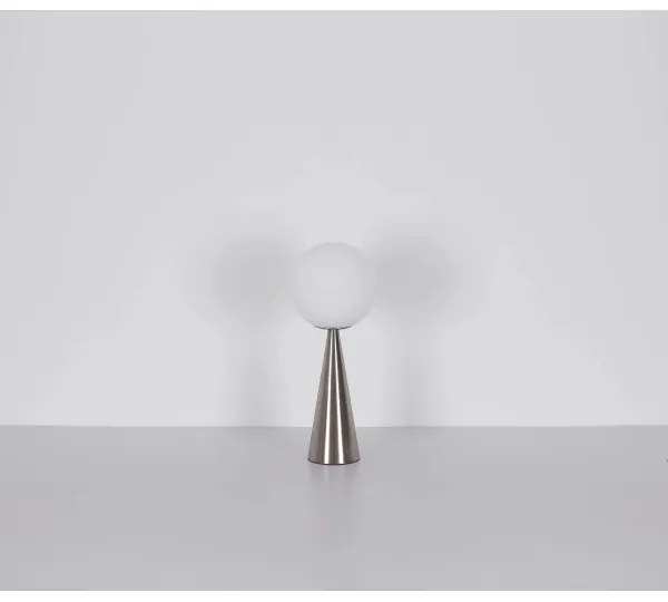 Globo 21031N - Asztali lámpa PINPAL 1xE27/40W/230V króm