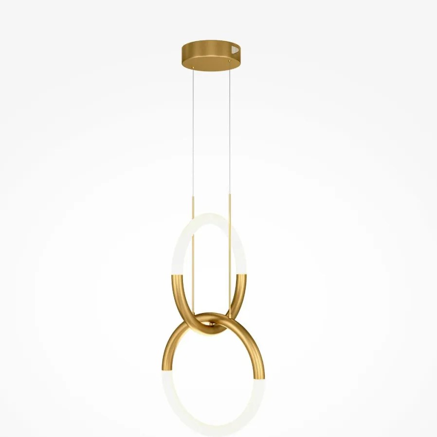 MAYTONI MOD165PL-L18G3K NODE Modern Led Függesztett Lámpa Fehér, Arany LED IP20