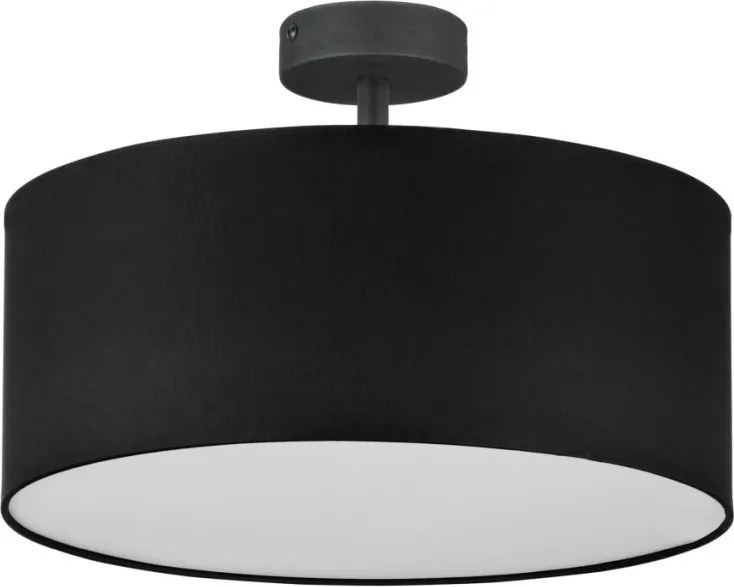 TK LIGHTING 4246 RONDO Ernyős Mennyezeti Lámpa Króm, Fekete E27 IP20