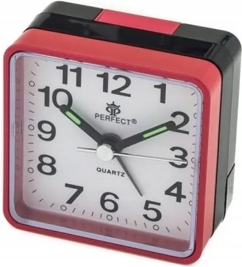 Óra Kvarc ébresztőóra Perfect 205 Apró Piros