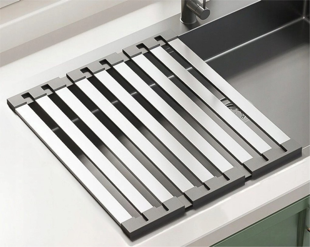 Csepegtető Edényszárító rozsdamentes acél 35cm x33cm