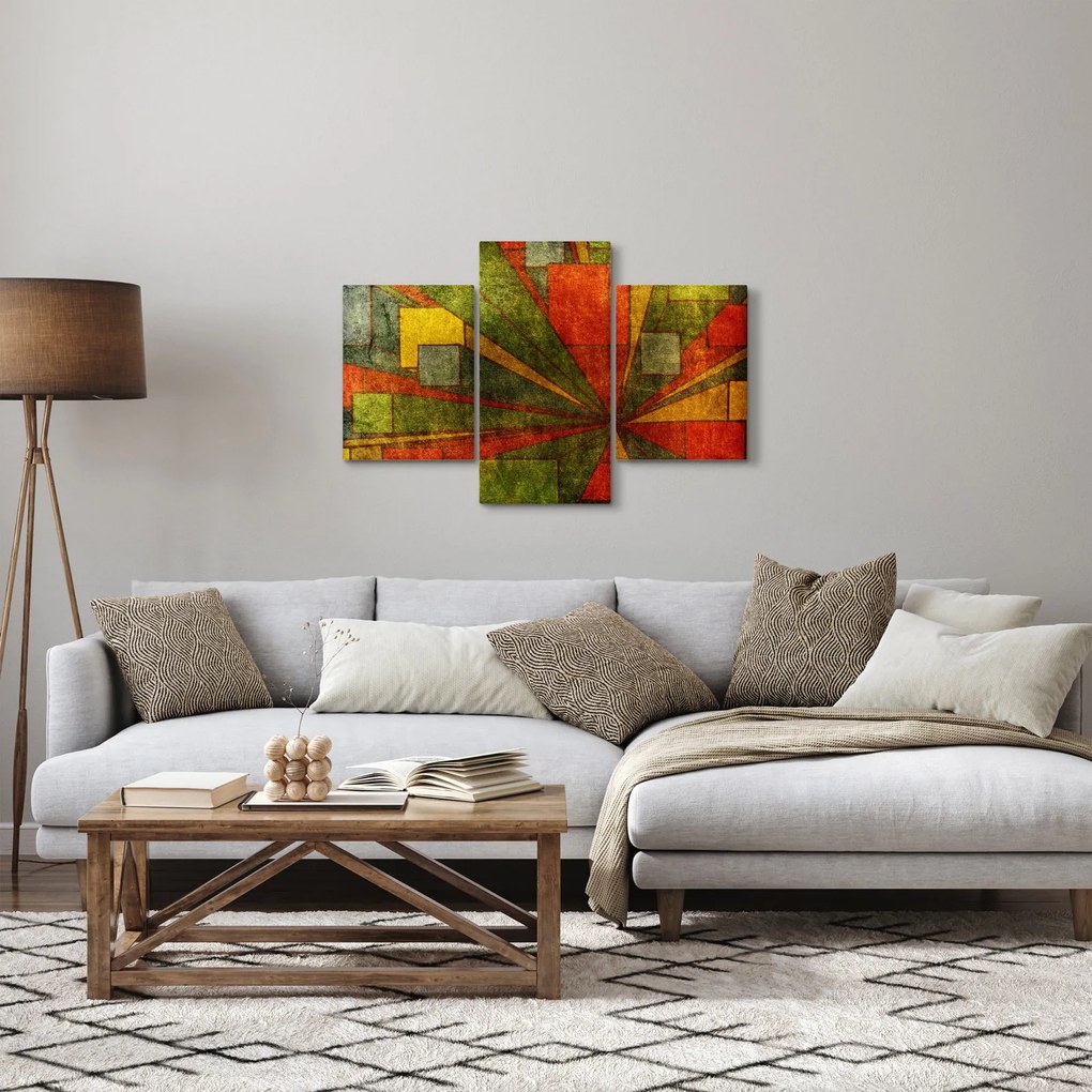 A geometriai absztrakció képe (90x60 cm)