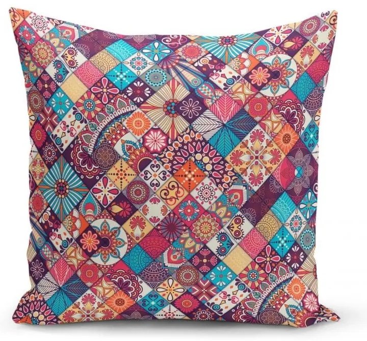 Párnahuzat szett 4 db-os 45x45 cm Mandala Tiles – Minimalist Cushion Covers