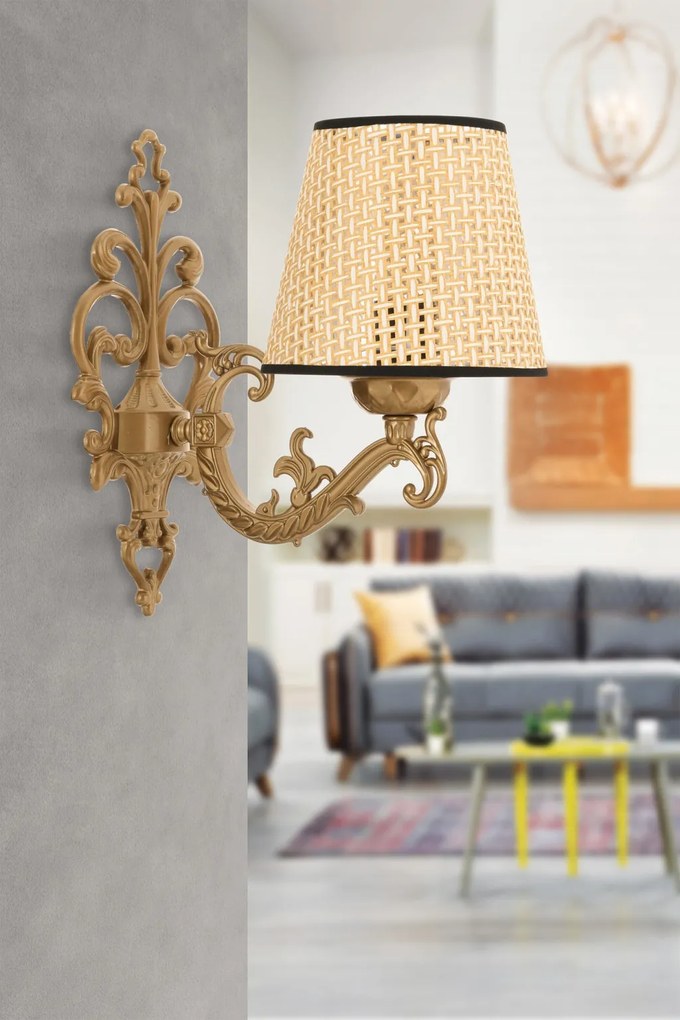 Claire Coral - Natural, Gold