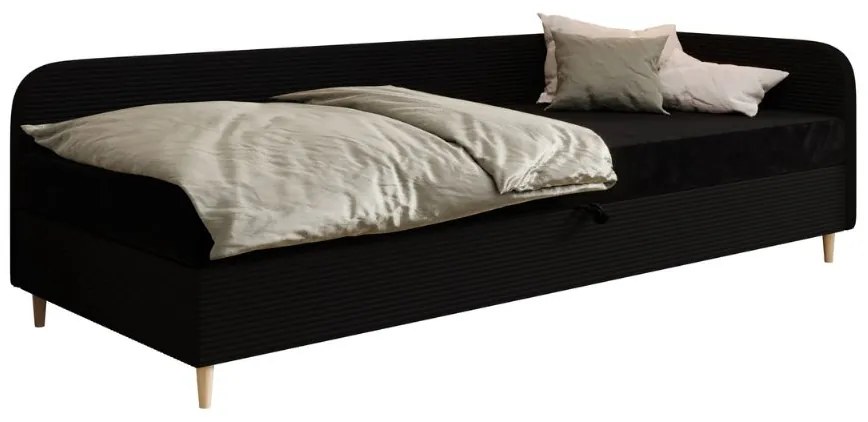 MYKO kárpitozott ágy, 100x200, riviera 100/lincoln 100, jobb