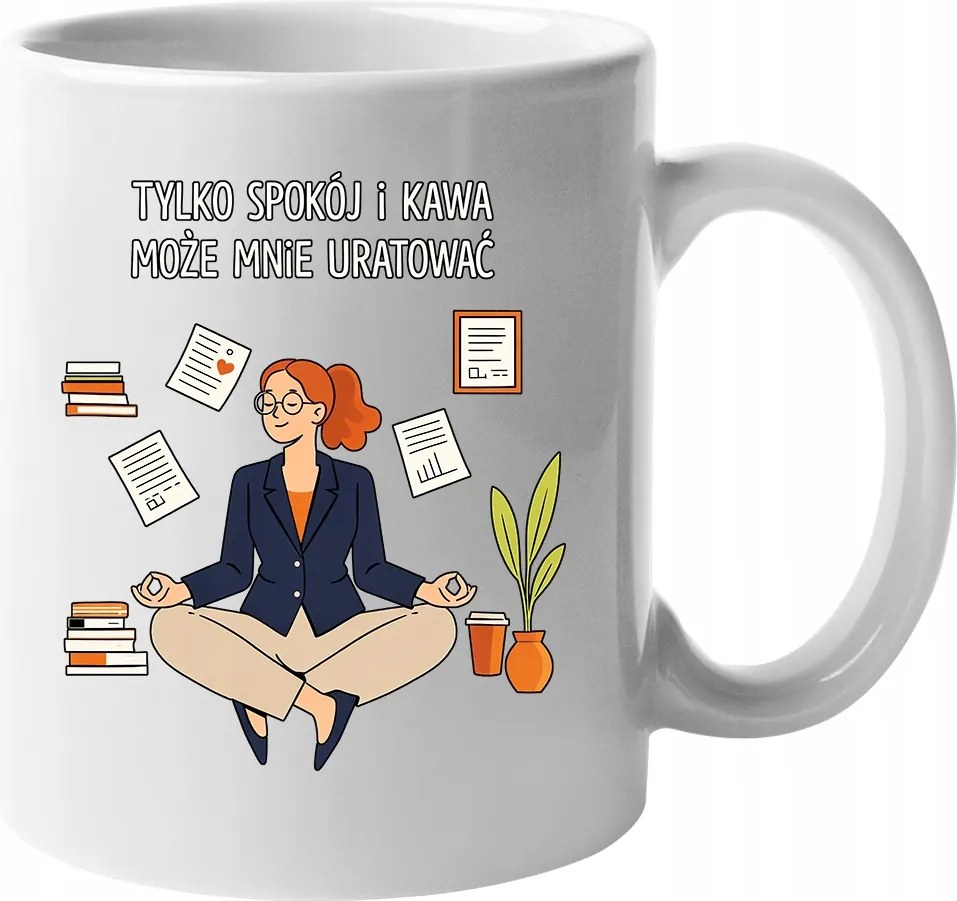 Bögre Ajándék Barátnőnek Nyugalom és Kávé Ajándék