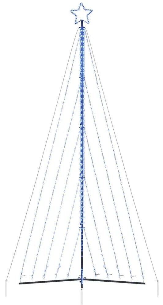 kék karácsonyfa fénykúp 570 LED-del 399 cm