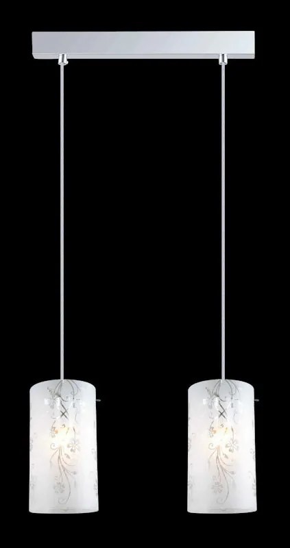 ITALUX MDM1672-2 VALVE Többágú Függesztett Lámpa Fehér, Króm E27 IP20