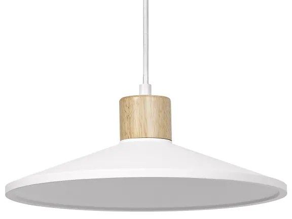 Ledvance - Csillár zsinóron DECOR PLASTER 1xE27/25W/230V átm. 32 cm vakolat fehér