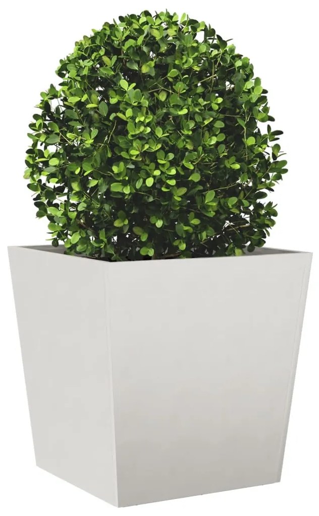 Rozsdamentes acél kerti virágtartó 50 x 50 x 50 cm