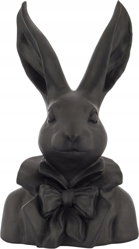 Húsvéti Nyuszi 34 CM Nagy Fekete Nyuszi Húsvéti Figura Fej Ajándék
