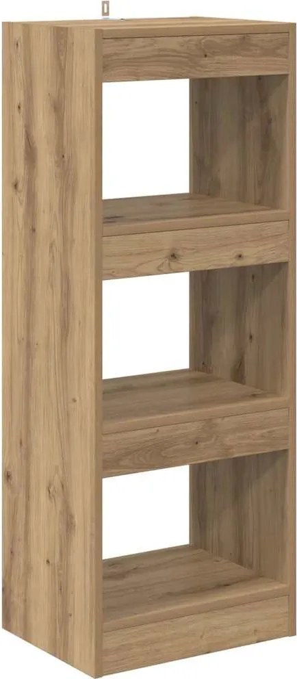 vidaXL Könyvespolc kézműves tölgy 40 x 30 x 103 cm Faanyag