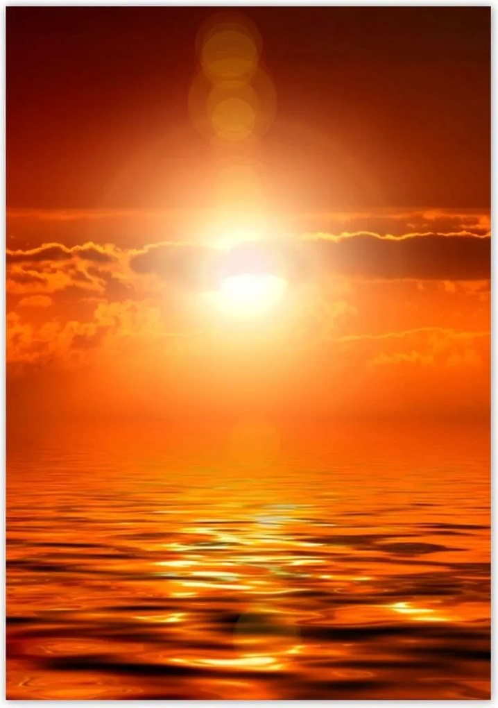 Poszterek 70x100 Napfelkelte az óceán felett