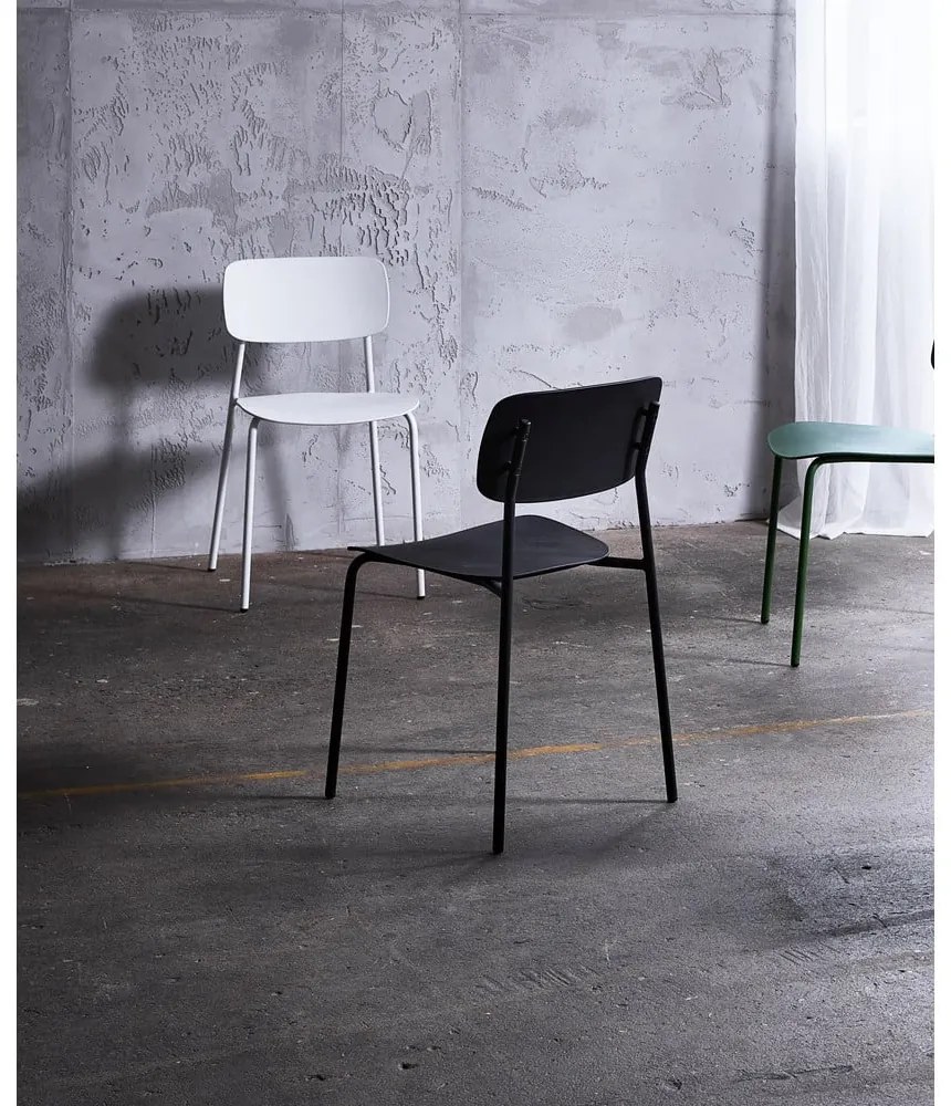 Fekete étkezőszék szett 2 db-os Kirkland – Unique Furniture