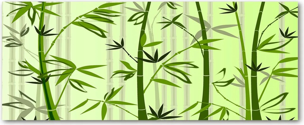 Foto Lacobel Üvegpanel Konyha Bambusz XXL