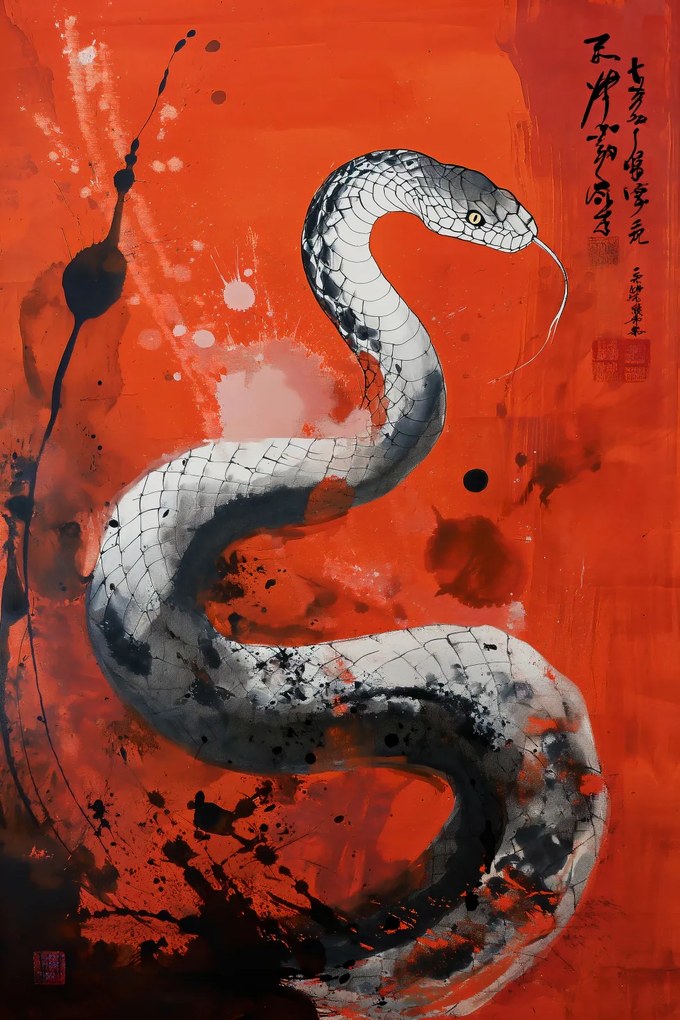 Poszter 61x91,5cm Sárkánykígyó lélegzet