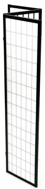 Fekete Tömörfa Paraván. EF-E803 BK