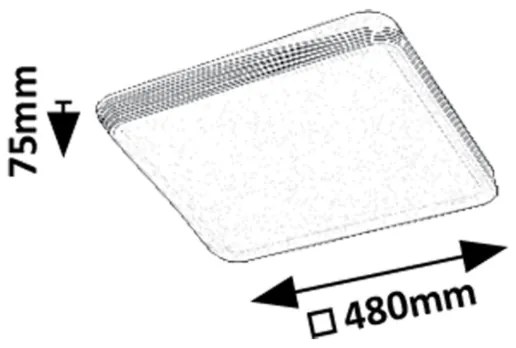 Rabalux 71166 - LED mennyezeti lámpatest DRUZOR LED/40W/230V 3000K