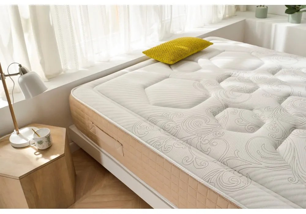 Kemény-közepes keménységű kétoldalas hőszabályozó rugós matrac 80x200 cm Hexaflex Bagged Springs Gel – Moonia