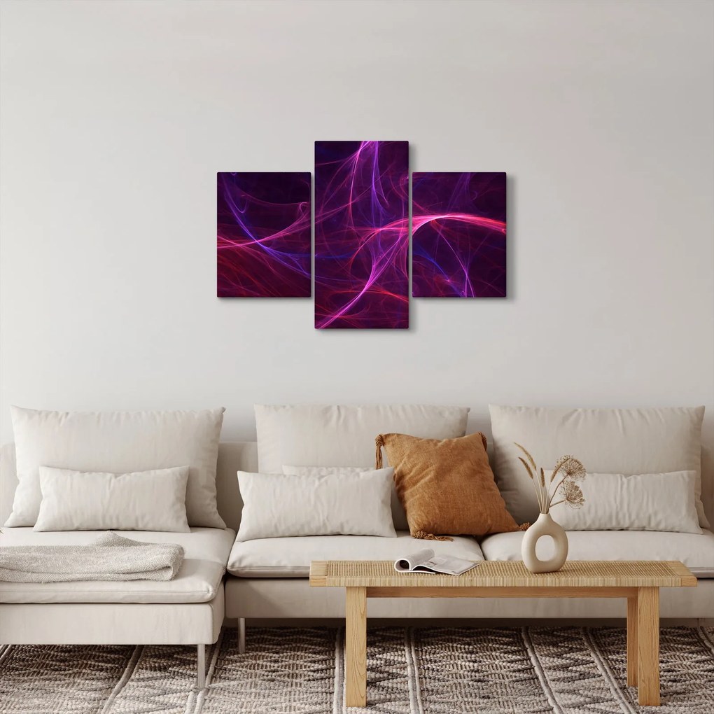 Absztrakt görbék képe (90x60 cm)