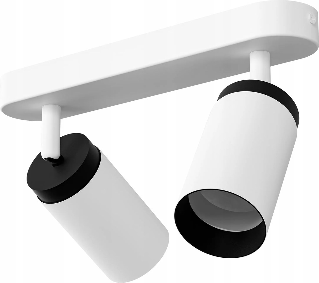 Halogén lámpatest 2X GU10 Mennyezeti lámpa Falra szerelhető Led Fali lámpa Mozgatható