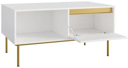 Dohányzóasztal Gelean (fehér + arany) . 1103712