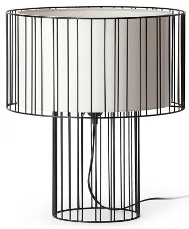 Asztali Lámpa Fekete LINDA FARO 29311