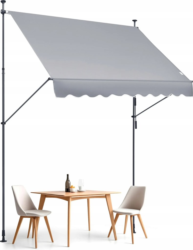 Terasz napellenző 250 x 120 cm kézi hajtókarral