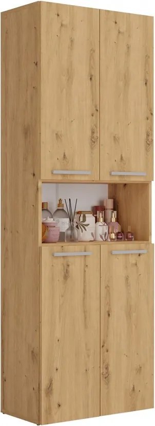 1K DK fürdőszoba szekrény, tölgy