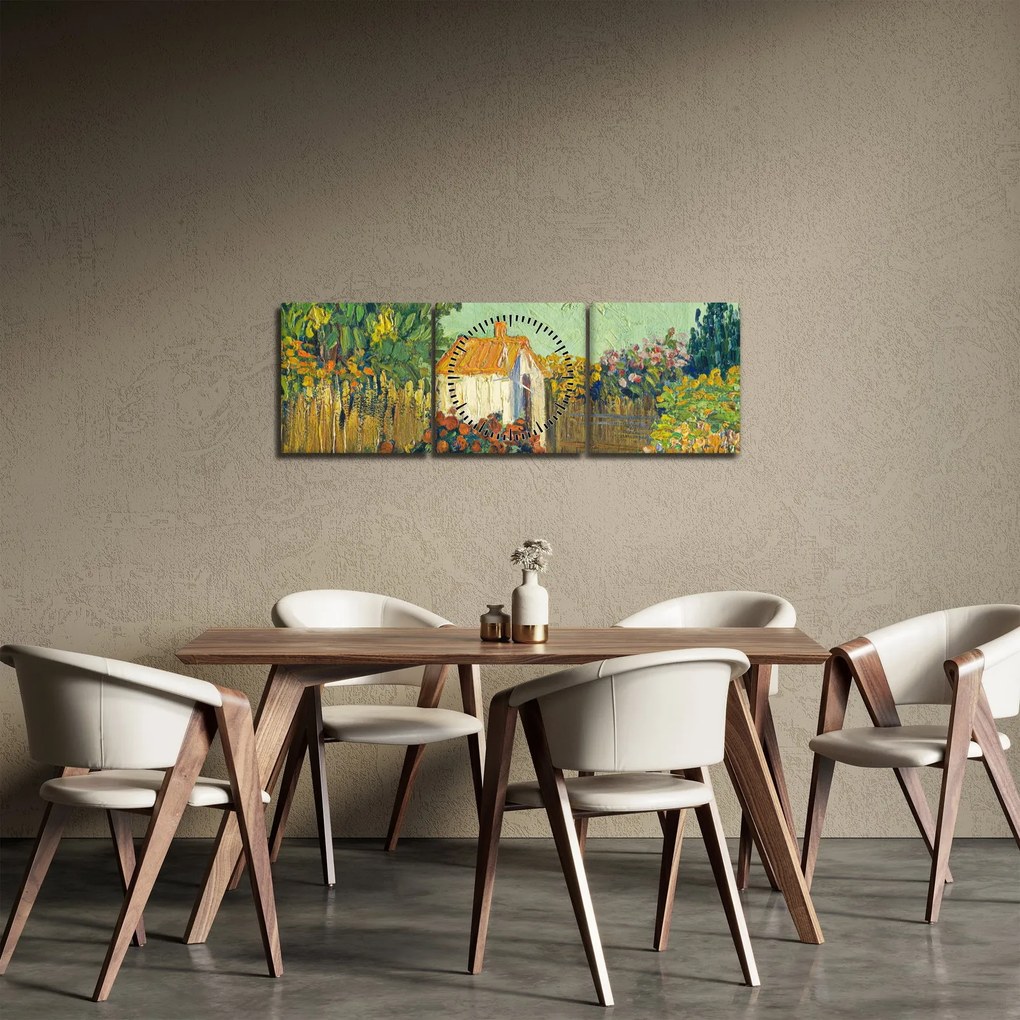 Kép - Imitator of Vincent van Gogh, Landscape, reprodukciók (órával) (90x30 cm)