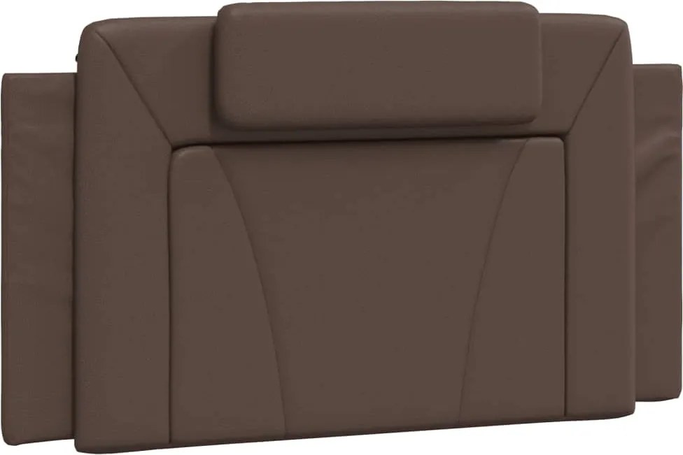 barna műbőr fejtámla párna Viana 100 cm