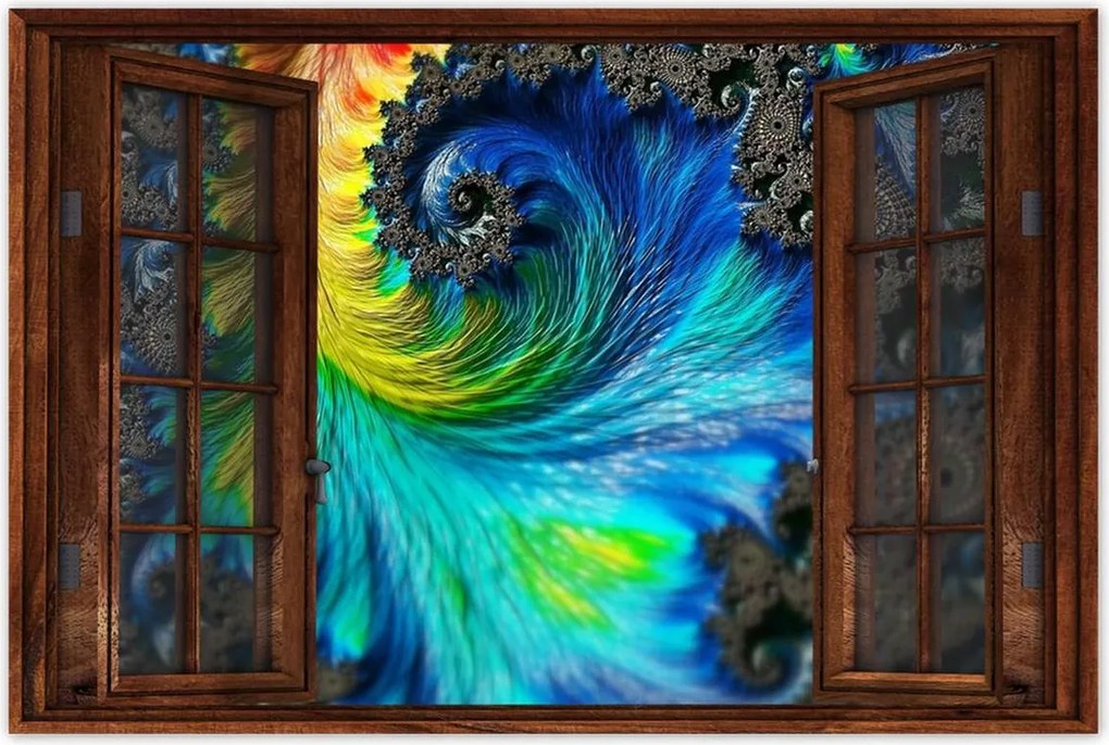 Poszterek 90x60 Közeleg az absztrakt