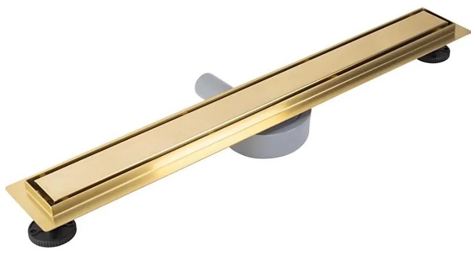 REA-G2703 - NEOX PRO 80 cm zuhanyfolyóka, rozsdamentes acél/szálcsiszolt arany