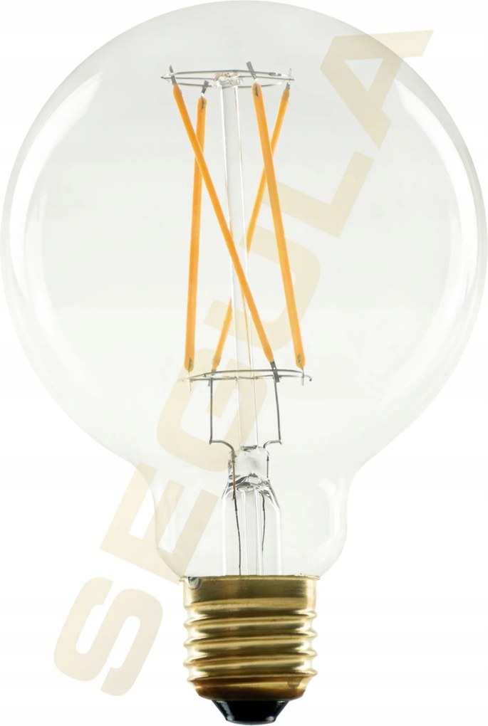 Segula 55294 Led gömblámpa 95 törhetetlen átlátszó E27 5 W (35 W) 400 Lm 2200 K