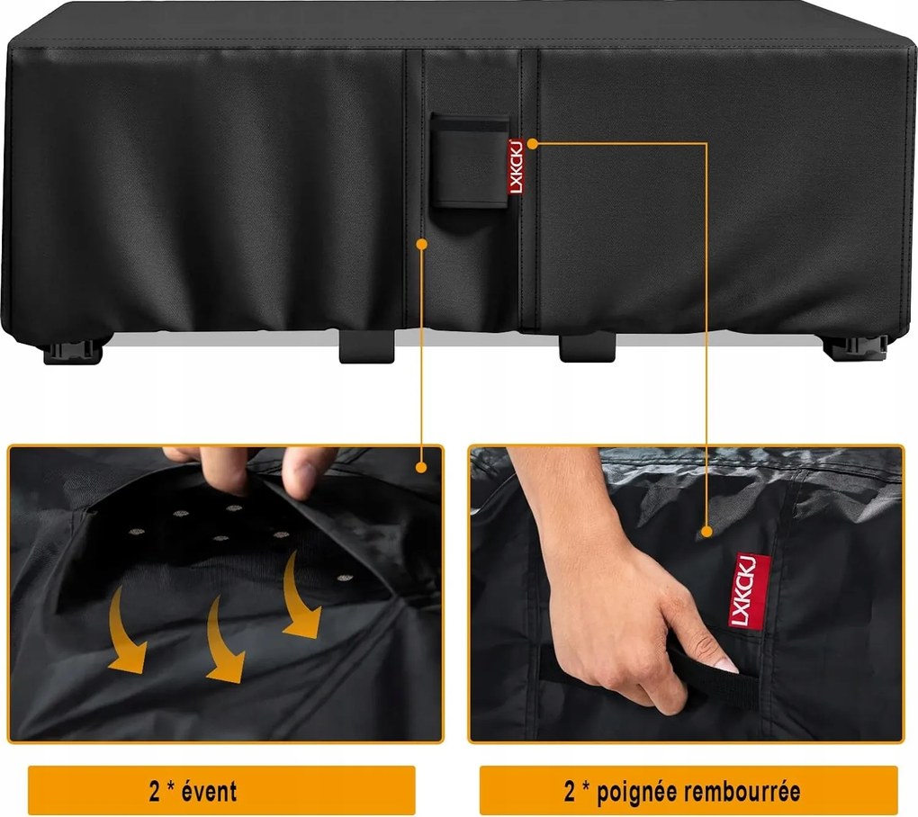 Lxkckj Huzat Kerti Bútorokhoz 125X63X74 CM