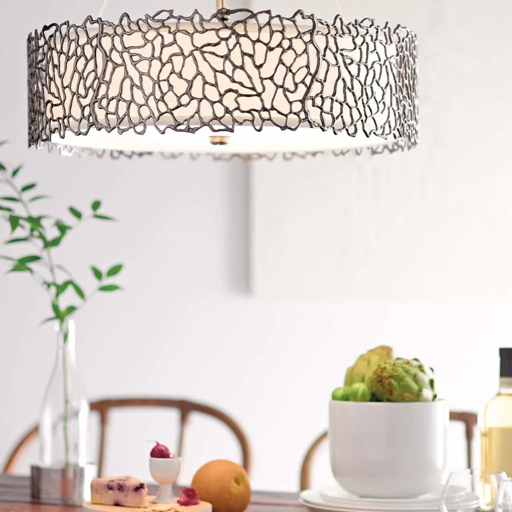 Kichler SILVER CORAL KL-SILVER-CORAL-P-A Függőlámpa 3x60W/E27