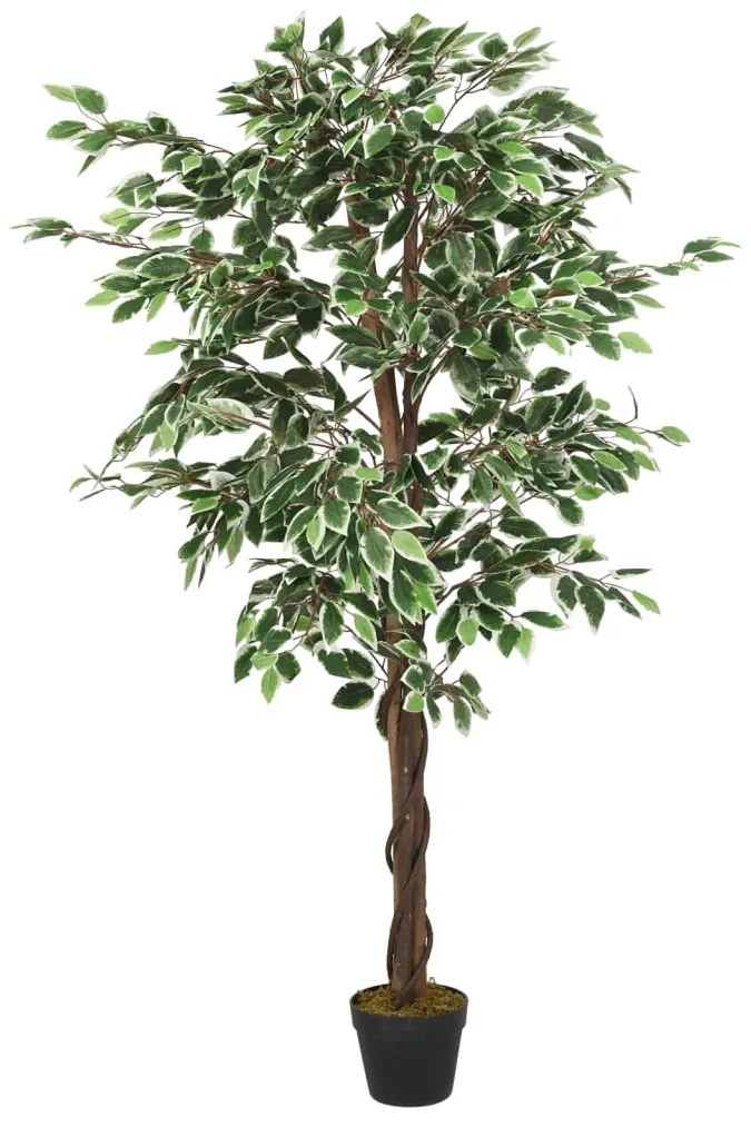 zöld mű fikusz fa 378 levéllel 80 cm