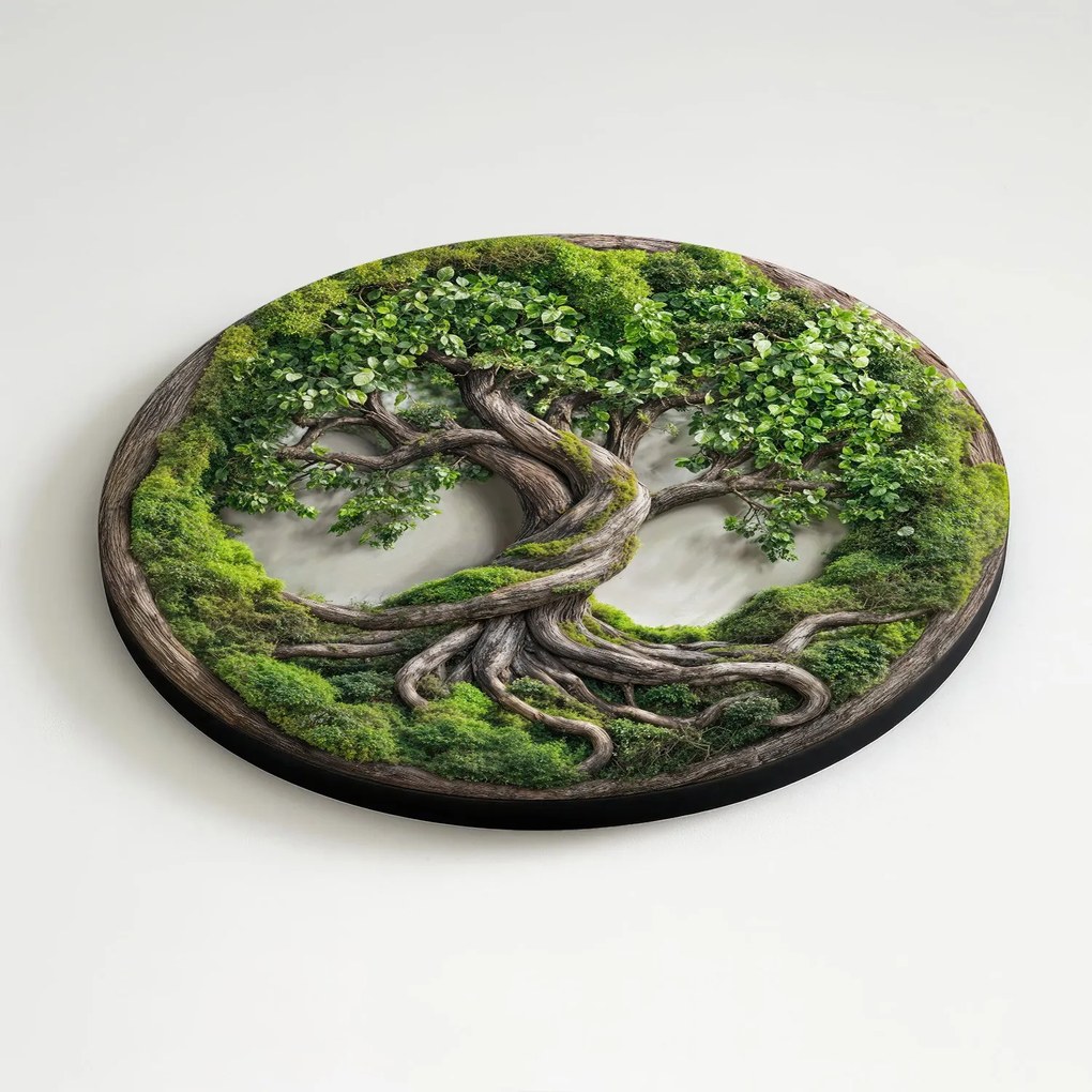 DUBLEZ | Moha Életfa – Luxus hatású fa falikép természetes megjelenéssel