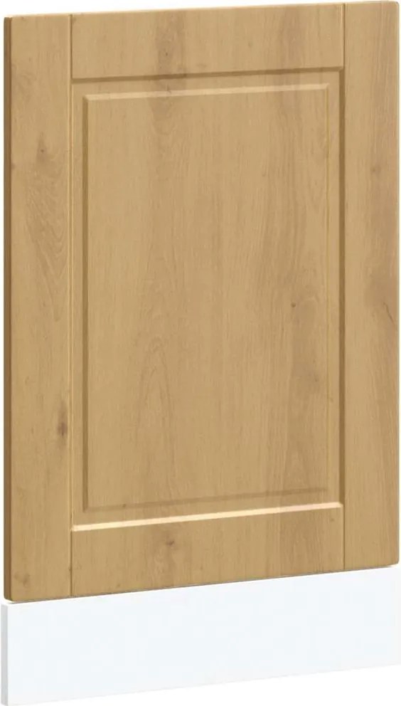 vidaXL mosogatógép panel "Porto" Artisan Oak Mérnöki faanyagok