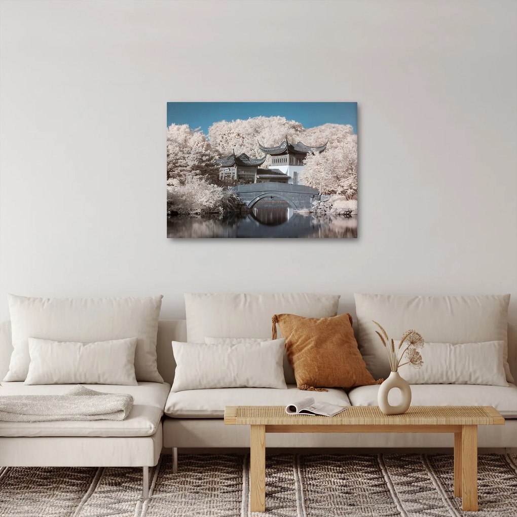 Kép - Virágzó fák Ázsiában (70x50 cm)