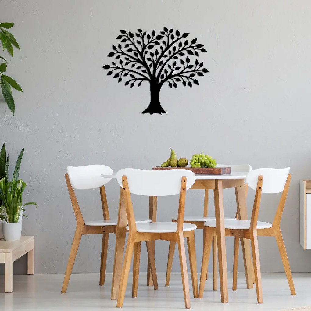 Tree fém fali dekoráció, 70×57 cm
