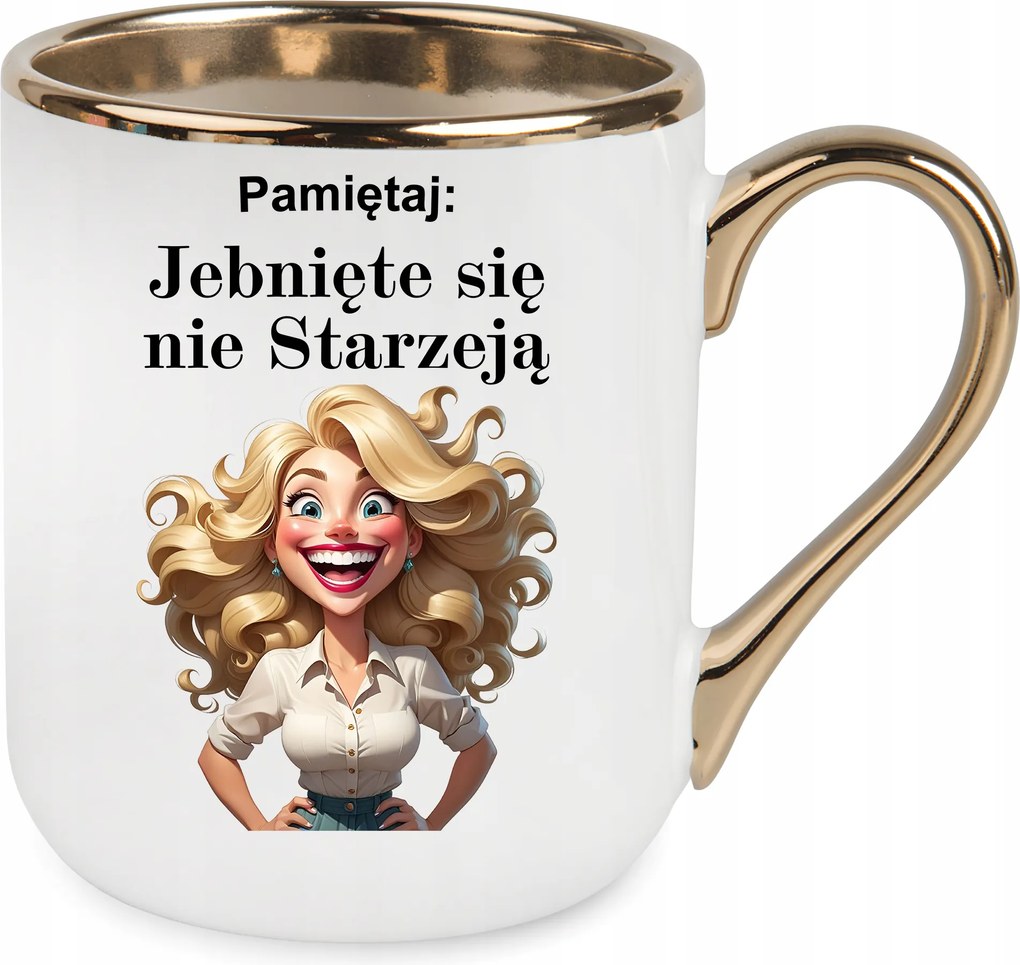 Bögre Elegant Arany Emlékezz A Baromokra Nem Öregszenek Ajándék Csomagolás