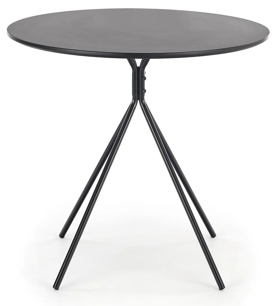 AKCIÓ Fekete étkezőasztal PHANTOM 80x80 II. osztály