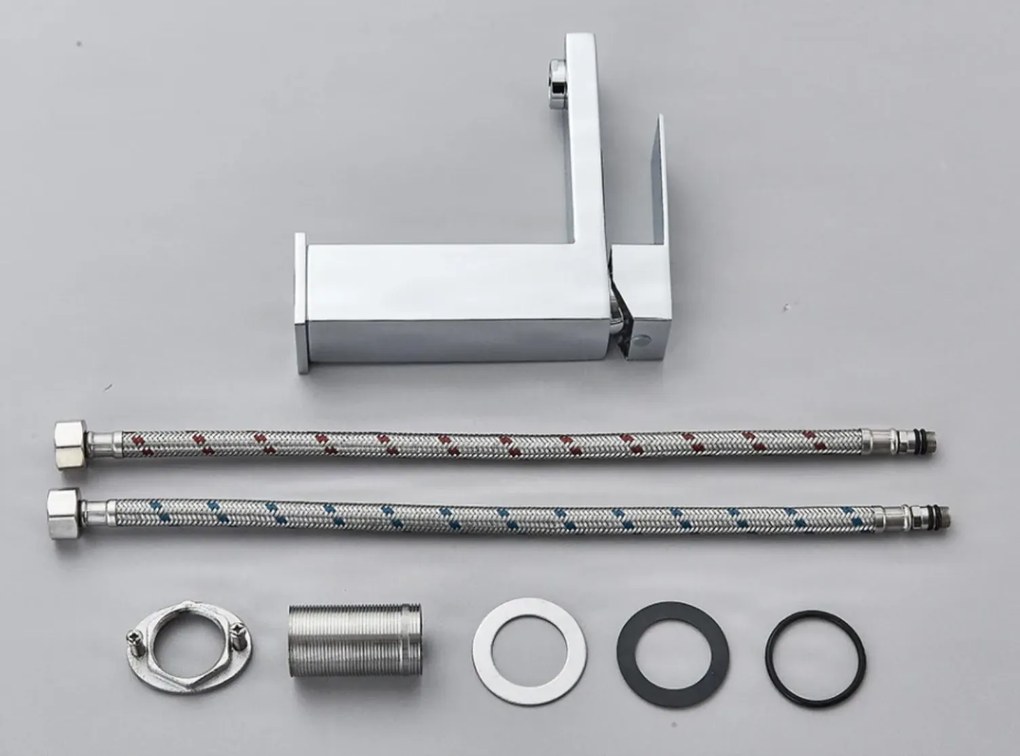 Álló mosdócsaptelep EYN BS1103 sárgaréz testtel, több színváltozatban — 16 cm — Króm