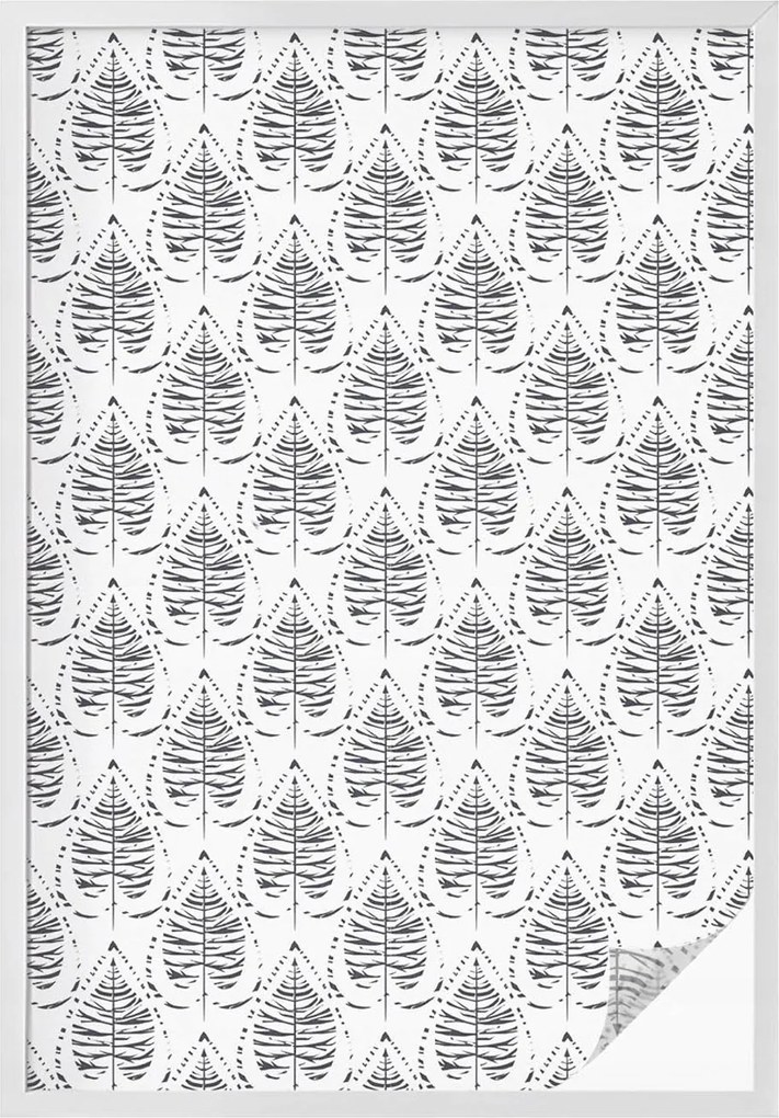 Ablakfólia Öntapadós Adatvédelem Leveles elegancia 100x146