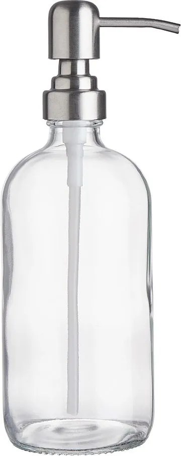 SOAP OPERA szappanadagoló, átlátszó-ezüst 500 ml